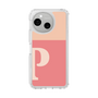 スリムプロテクションケース［ オリジナル - initial two tone - P pink ］