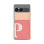 スリムプロテクションケース［ オリジナル - initial two tone - P pink ］