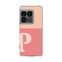 スリムプロテクションケース［ オリジナル - initial two tone - P pink ］