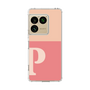 スリムプロテクションケース［ オリジナル - initial two tone - P pink ］