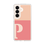 スリムプロテクションケース［ オリジナル - initial two tone - P pink ］