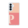 スリムプロテクションケース［ オリジナル - initial two tone - P pink ］