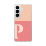 スリムプロテクションケース［ オリジナル - initial two tone - P pink ］