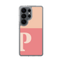 スリムプロテクションケース［ オリジナル - initial two tone - P pink ］