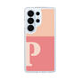 スリムプロテクションケース［ オリジナル - initial two tone - P pink ］