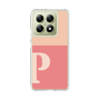 スリムプロテクションケース［ オリジナル - initial two tone - P pink ］