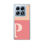 スリムプロテクションケース［ オリジナル - initial two tone - P pink ］