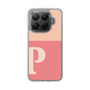 スリムプロテクションケース［ オリジナル - initial two tone - P pink ］