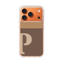 スリムプロテクションケース［ オリジナル - initial two tone - P brown ］