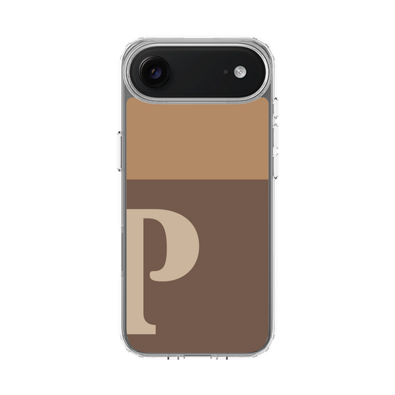 スリムプロテクションケース［ オリジナル - initial two tone - P brown ］