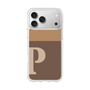 スリムプロテクションケース［ オリジナル - initial two tone - P brown ］