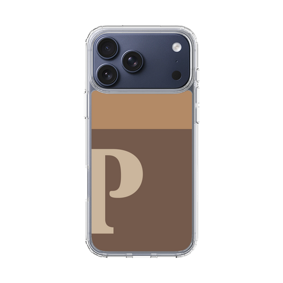 スリムプロテクションケース［ オリジナル - initial two tone - P brown ］