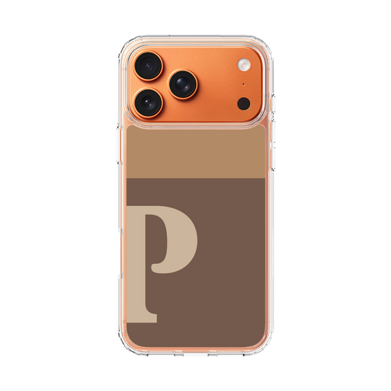 スリムプロテクションケース［ オリジナル - initial two tone - P brown ］