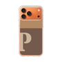 スリムプロテクションケース［ オリジナル - initial two tone - P brown ］
