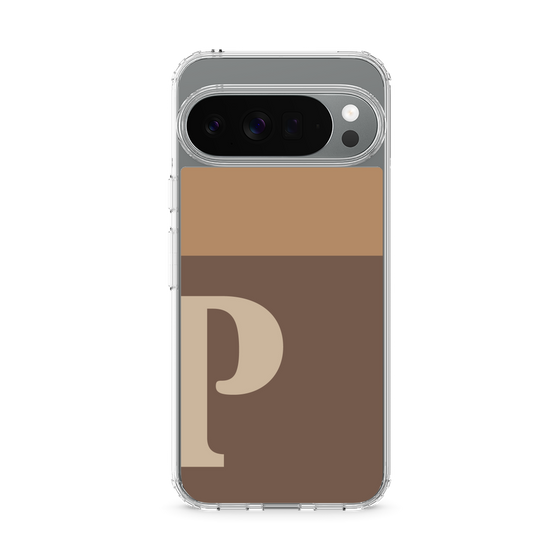 スリムプロテクションケース［ オリジナル - initial two tone - P brown ］