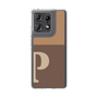 スリムプロテクションケース［ オリジナル - initial two tone - P brown ］