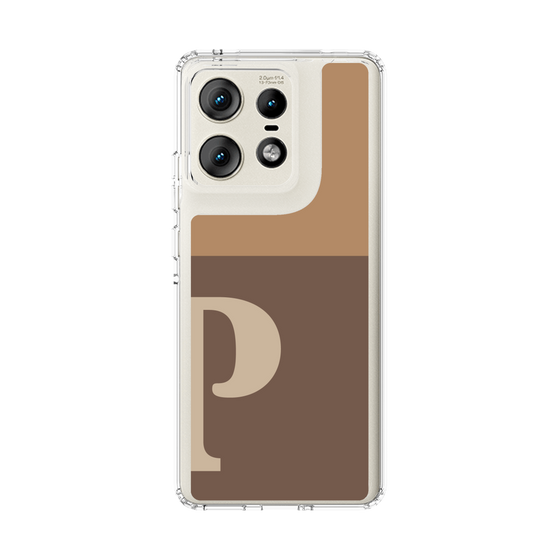 スリムプロテクションケース［ オリジナル - initial two tone - P brown ］