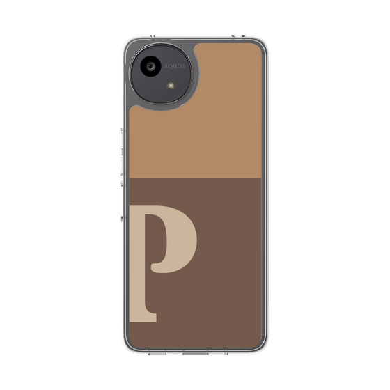 スリムプロテクションケース［ オリジナル - initial two tone - P brown ］