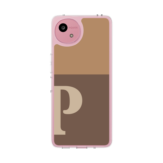 スリムプロテクションケース［ オリジナル - initial two tone - P brown ］