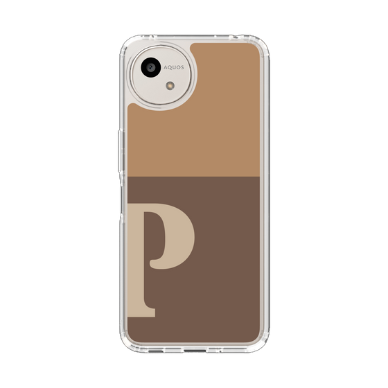 スリムプロテクションケース［ オリジナル - initial two tone - P brown ］