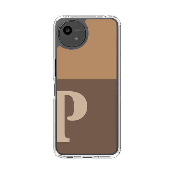 スリムプロテクションケース［ オリジナル - initial two tone - P brown ］