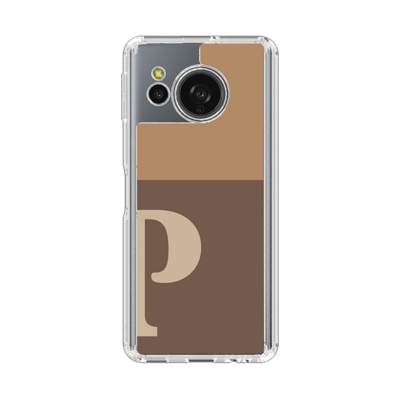 スリムプロテクションケース［ オリジナル - initial two tone - P brown ］