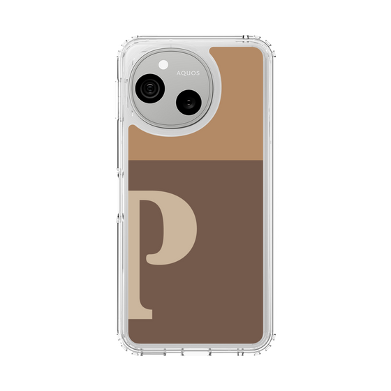 スリムプロテクションケース［ オリジナル - initial two tone - P brown ］