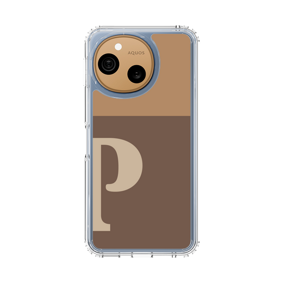 スリムプロテクションケース［ オリジナル - initial two tone - P brown ］