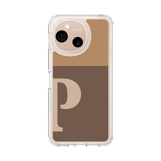 スリムプロテクションケース［ オリジナル - initial two tone - P brown ］