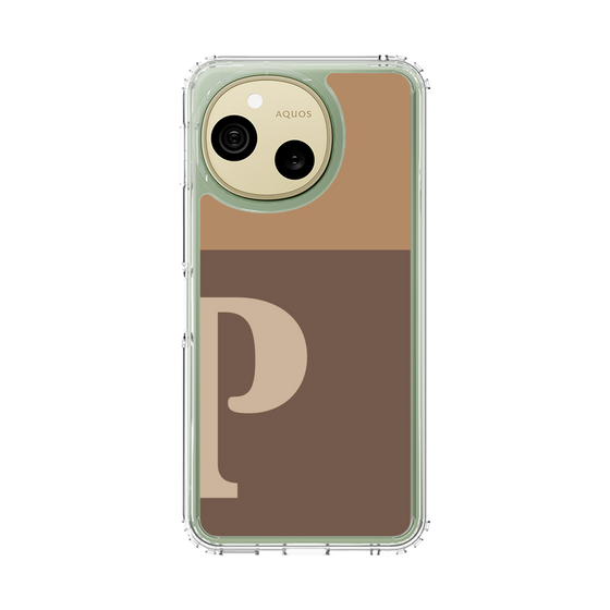 スリムプロテクションケース［ オリジナル - initial two tone - P brown ］