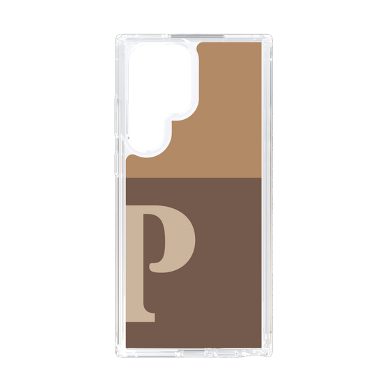 スリムプロテクションケース［ オリジナル - initial two tone - P brown ］