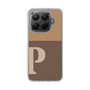 スリムプロテクションケース［ オリジナル - initial two tone - P brown ］