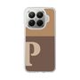 スリムプロテクションケース［ オリジナル - initial two tone - P brown ］
