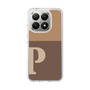 スリムプロテクションケース［ オリジナル - initial two tone - P brown ］