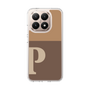 スリムプロテクションケース［ オリジナル - initial two tone - P brown ］