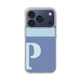 スリムプロテクションケース［ オリジナル - initial two tone - P blue ］