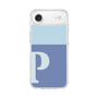スリムプロテクションケース［ オリジナル - initial two tone - P blue ］