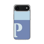 スリムプロテクションケース［ オリジナル - initial two tone - P blue ］