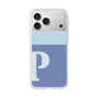スリムプロテクションケース［ オリジナル - initial two tone - P blue ］