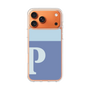 スリムプロテクションケース［ オリジナル - initial two tone - P blue ］