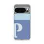 スリムプロテクションケース［ オリジナル - initial two tone - P blue ］