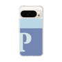 スリムプロテクションケース［ オリジナル - initial two tone - P blue ］