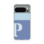 スリムプロテクションケース［ オリジナル - initial two tone - P blue ］
