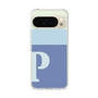 スリムプロテクションケース［ オリジナル - initial two tone - P blue ］
