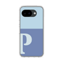 スリムプロテクションケース［ オリジナル - initial two tone - P blue ］