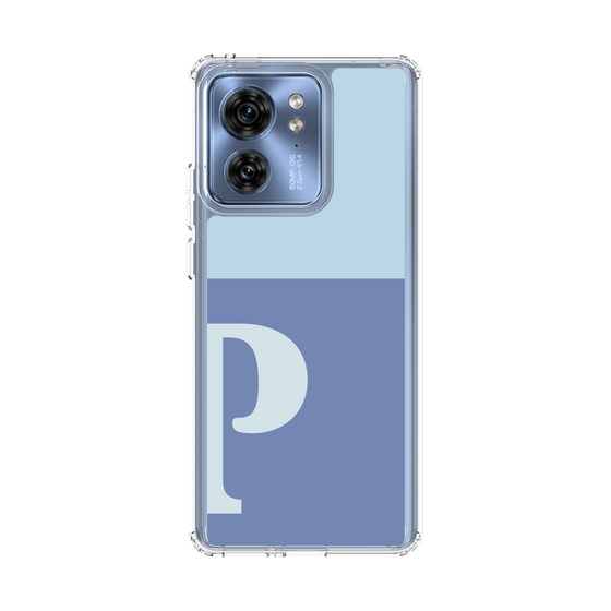 スリムプロテクションケース［ オリジナル - initial two tone - P blue ］