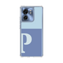 スリムプロテクションケース［ オリジナル - initial two tone - P blue ］