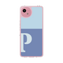 スリムプロテクションケース［ オリジナル - initial two tone - P blue ］