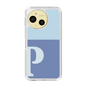 スリムプロテクションケース［ オリジナル - initial two tone - P blue ］
