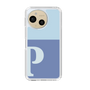 スリムプロテクションケース［ オリジナル - initial two tone - P blue ］